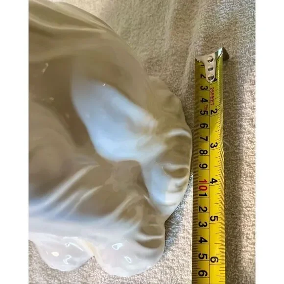 Shih Tzu Glazed Ceramic Decorative White Dog Statue 14” Tall New Without Tags - Picture 7 of 7